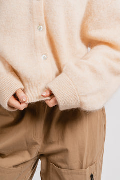 Zabidoo Cardigan - Biscuit Chine