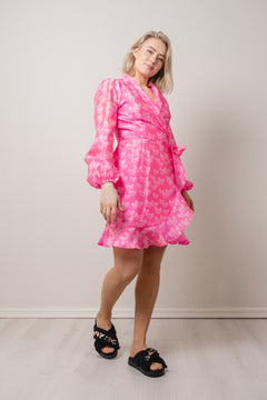 Linda Dress - Bow Pink