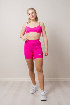 Chica Bike Shorts - Pink Glo