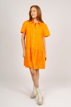 Sandrine Shirt Dress - Orange