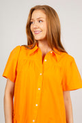 Sandrine Shirt Dress - Orange