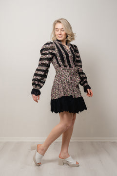 Jessica Dress - Black  Print