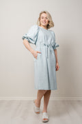 Joanita 3/4 Dress - Blue Stp