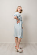 Joanita 3/4 Dress - Blue Stp