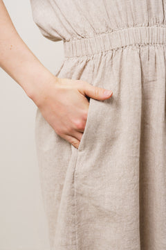 Karima Ginia Ss Shirt Dress - Sand