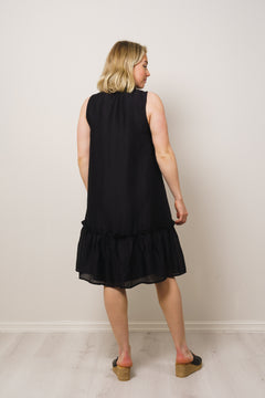 MoniqueCC Halterneck CropDress - Black