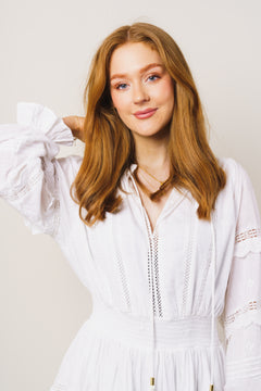 Sol Cotton Dress - White
