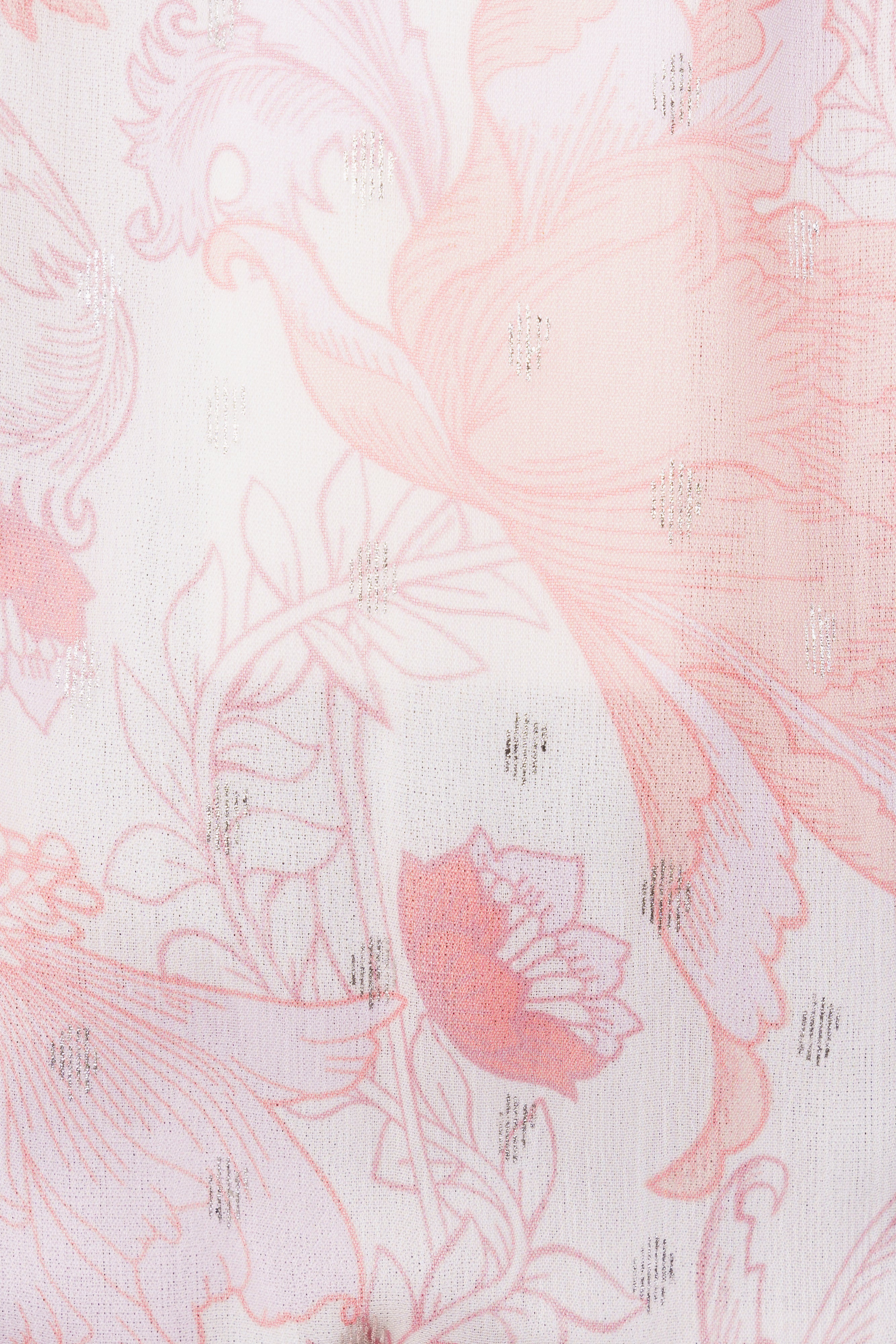 Jade Shimmering Goddess Dress - Shell Pink