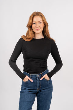 Matima O-Neck Tee - Black