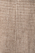 Jimson Weed Wool Coat - Brown Houndstooth