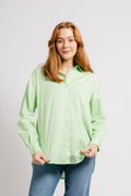 Lina-Sanni Ls Shirt - Pistachio Green