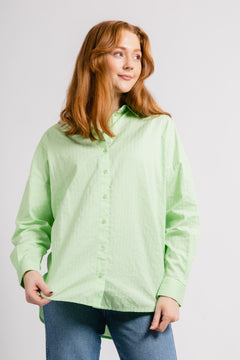 Lina-Sanni Ls Shirt - Pistachio Green