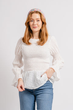 Dicte Mona Blouse - White