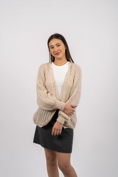 Joseph Cardigan Solid - Beige