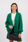 Joseph Cardigan Solid - Dark Green