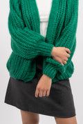 Joseph Cardigan Solid - Dark Green