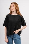 Tess Ivette Tee - Black