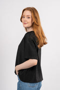 Tess Ivette Tee - Black