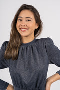 Gail Short Dress - Dark Sapphire