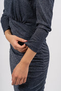Gail Short Dress - Dark Sapphire