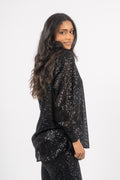 Shine On Blouse - Black