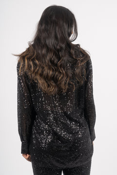 Shine On Blouse - Black