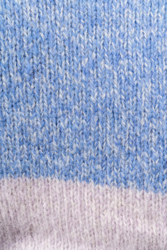 Winnie Ls Knit O-Neck - Ultramarine Mix