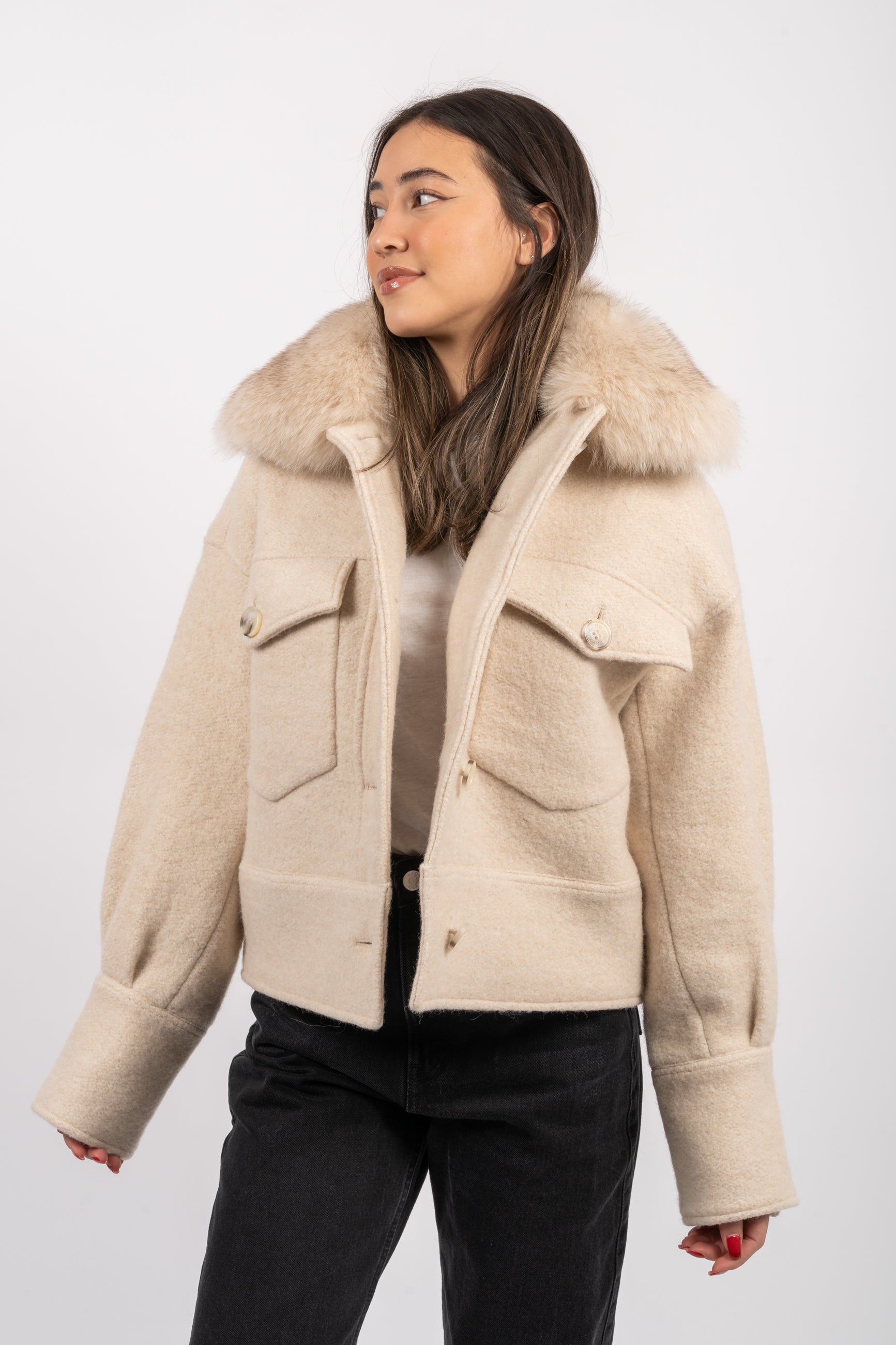 Meotine charlie jacket on sale camel