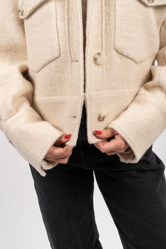 Charlie Jacket - Wool - Steady Creme