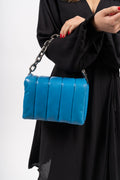 Brynn Panel Bag - Grecian Blue/ Silver