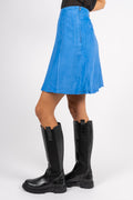 Susa HW Suede Short Skirt - Ultramarine
