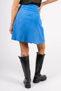 Susa HW Suede Short Skirt - Ultramarine
