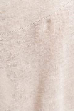 Jane Linen Tee - Beige