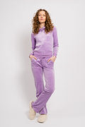 Del Ray Classic Velour Pant Pocket - Sheer Lilac