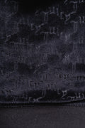 Marissa Monogram Hoodie - Black