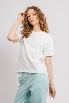 Terina Organic Tee - Bright White