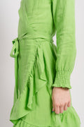 SolPW Dress - Grass Green