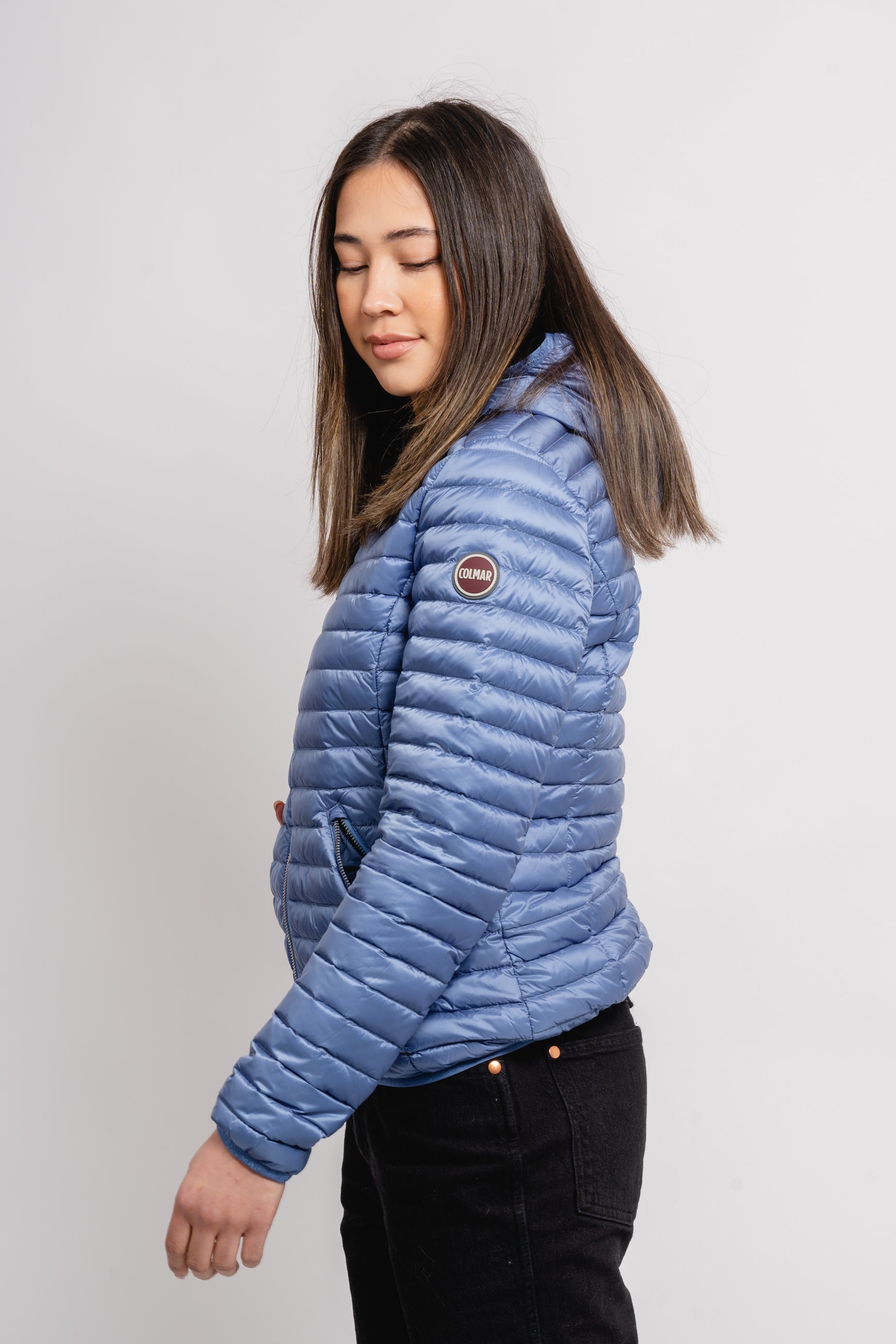 2224U Hooded Down Jacket - Cloudless