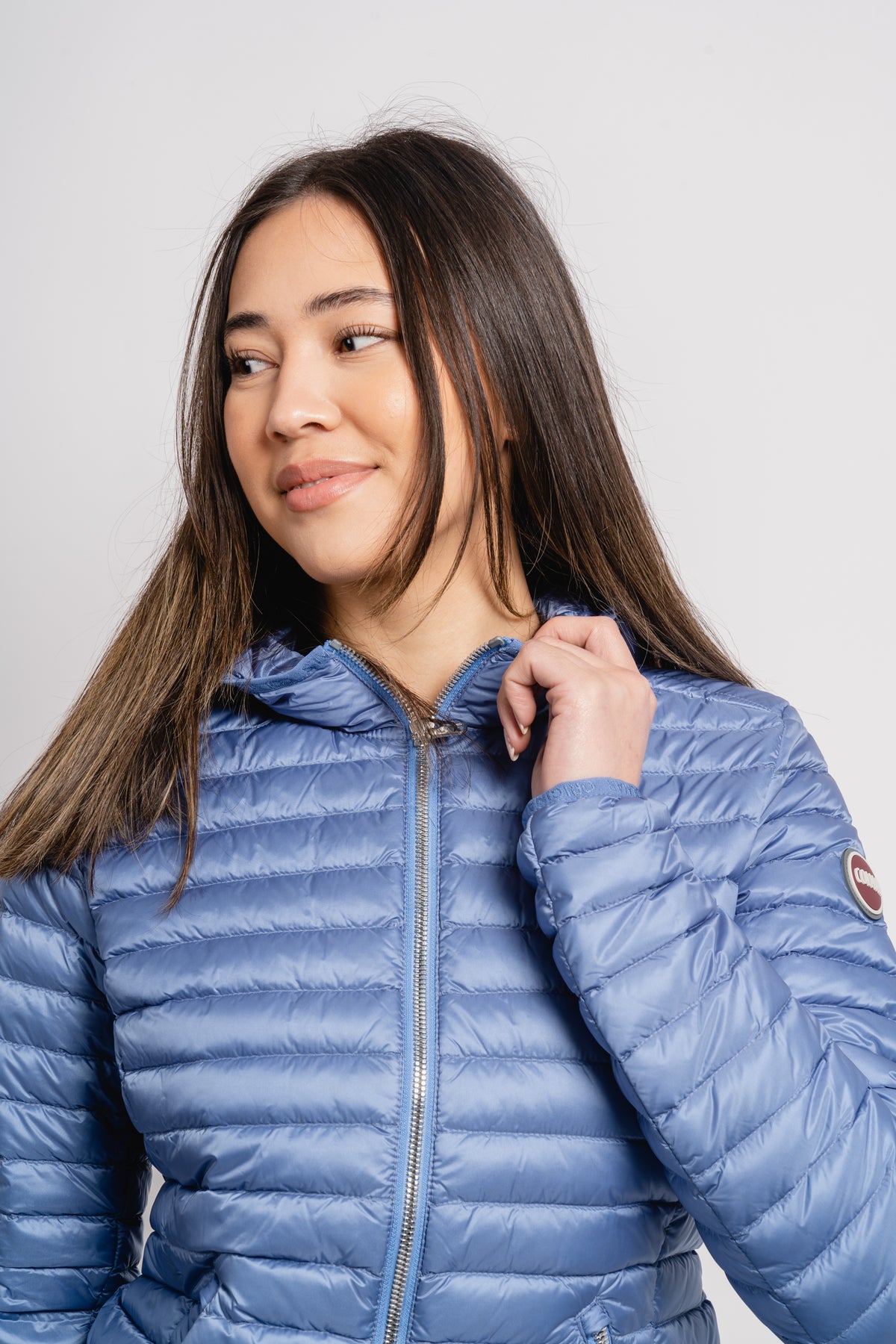 2224U Hooded Down Jacket - Cloudless