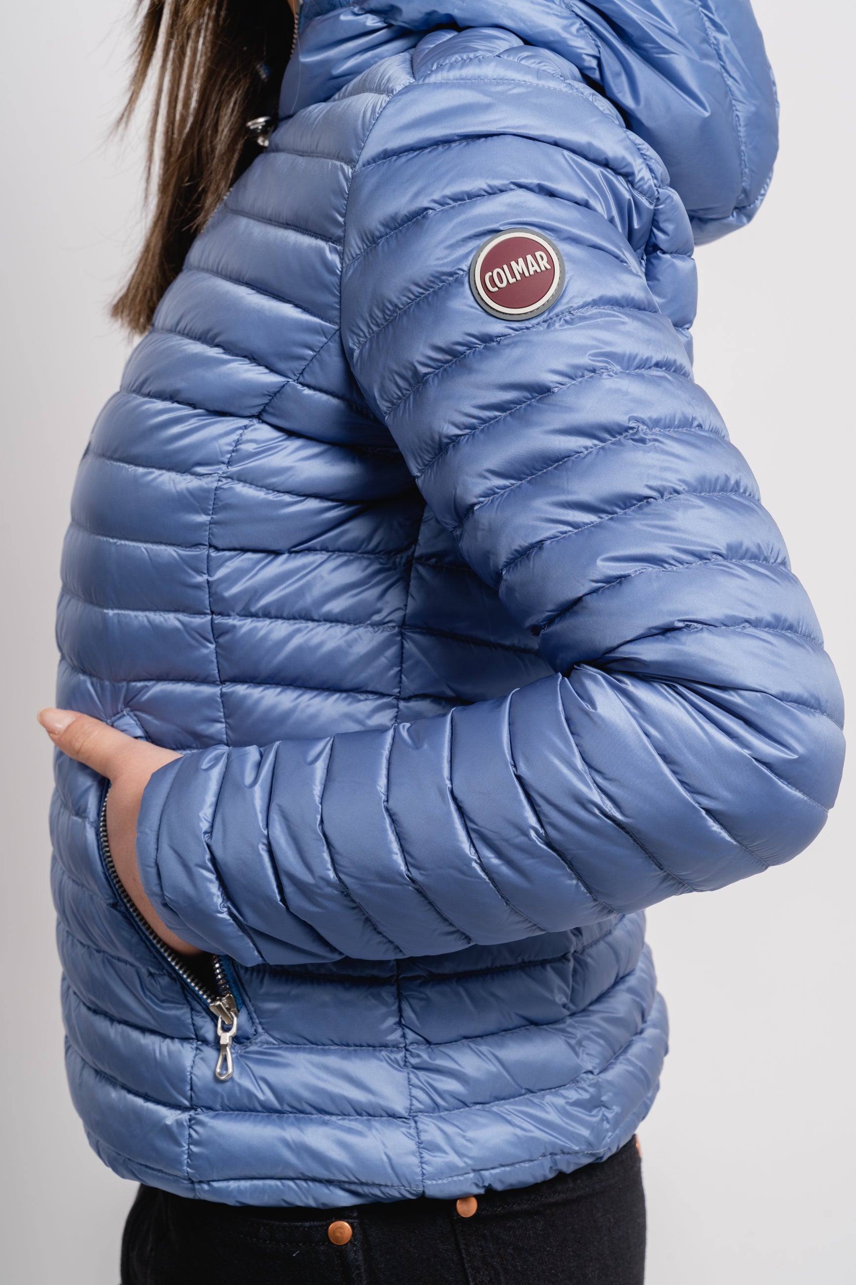 2224U Hooded Down Jacket - Cloudless