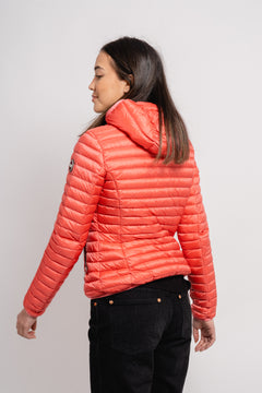 2224U Hooded Down Jacket - Spiced Coral