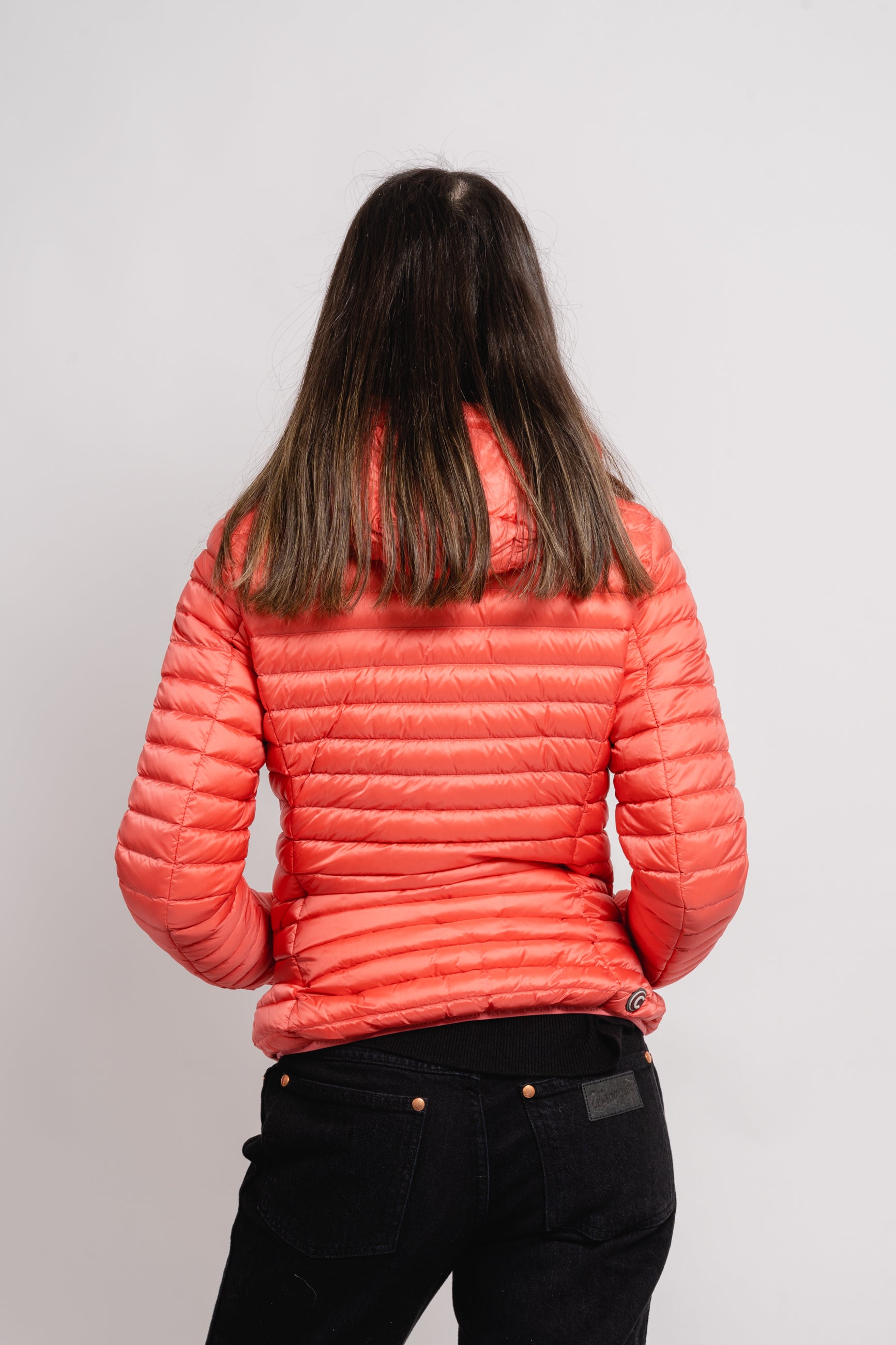 2224U Hooded Down Jacket - Spiced Coral