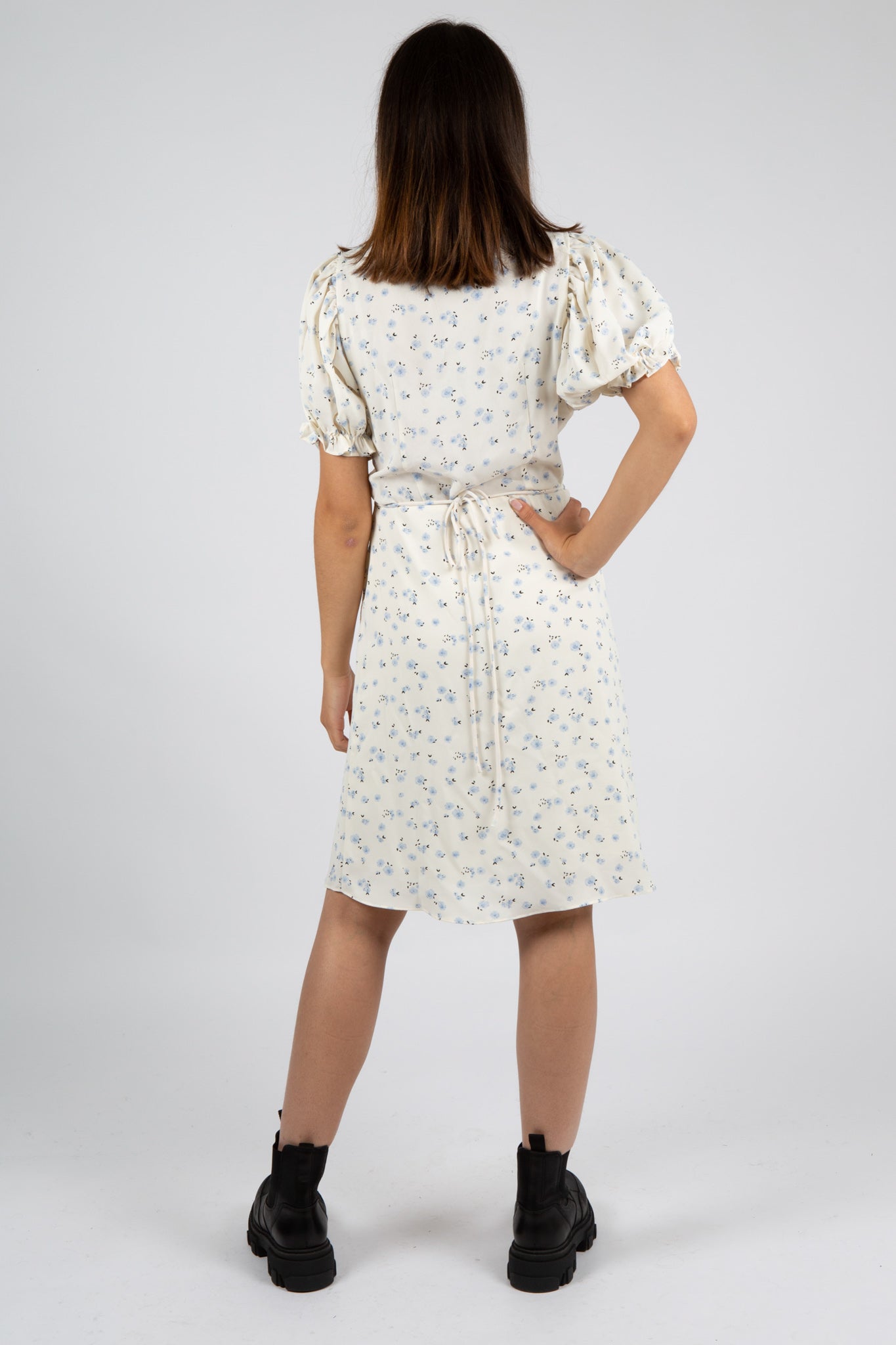 Spang Small Rose Dress - Light Blue