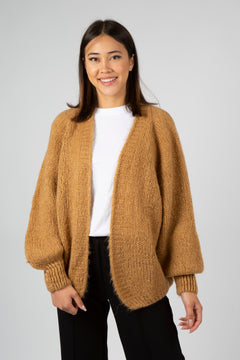 Fora Knit Cardigan - Camel