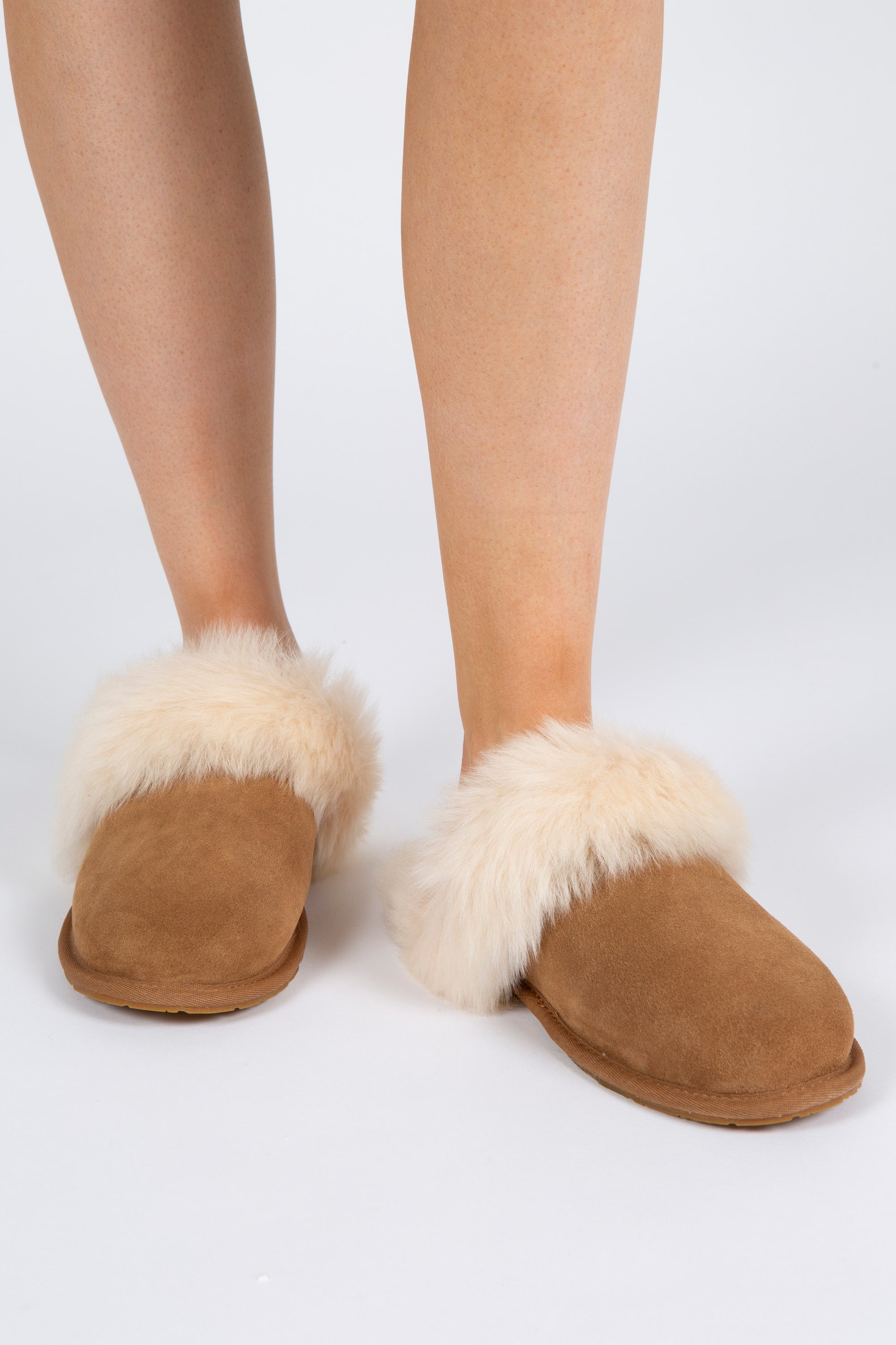 W Scuff Sis - Chestnut