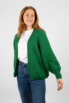 Fora Knit Cardigan - Green
