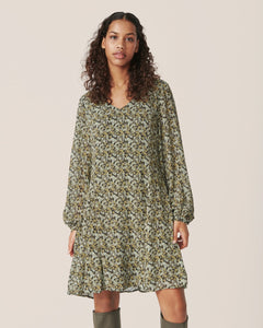 Jamela Rikkelie Dress - Blue Flower