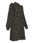 Bellaris Jalina Shirt Dress Aop - Black Flowers