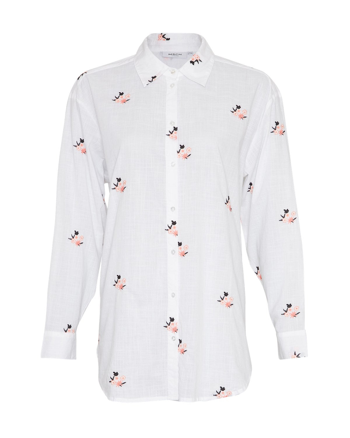 Elvyne Emb Shirt - Bright White