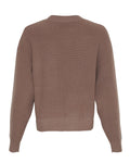 Idarose Jilli O Neck Pullover - Chocolate Chip